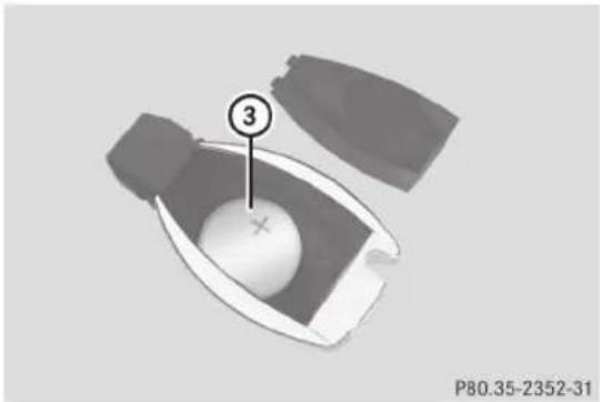 Mercedes-Benz SLS AMG Coupe (2012) - Remplacement de la pile - 2