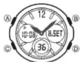 CASIO Baby-G BGA-110-1B2 - To adjust the analog time - 1