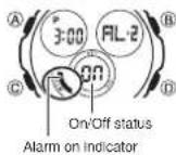 CASIO Baby-G BGA-110-1B2 - To test the alarm - 1