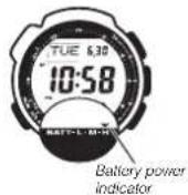CASIO Pro Trek PRG-240-1ER - Power Levels - 1