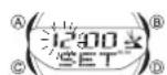CASIO Radio Controlled WVA-109HDE-1AVER - To set an alarm time - 1