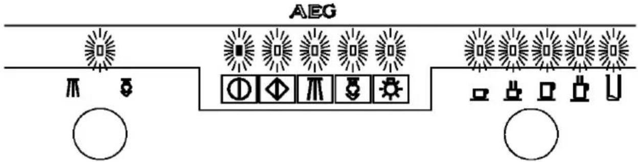 AEG PE 8038M - RESETTING STANDARD VALUES - 2