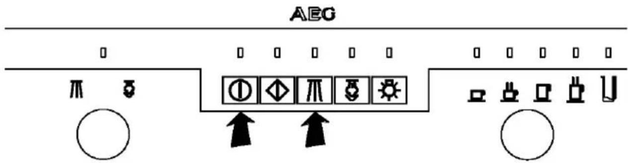AEG PE 8038M - RESETTING STANDARD VALUES - 1