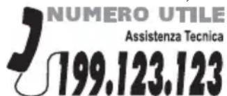 NUMERO UTILE Assistenza Tecnica 199.123.123
