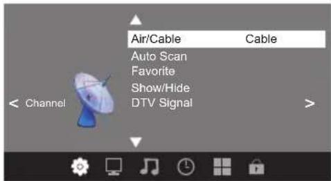 HAIER LE32F2220 - Channel MENU - 1