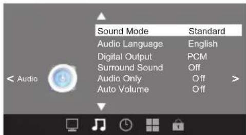 HAIER LE32F2220 - MENÚ DE AUDIO - 1