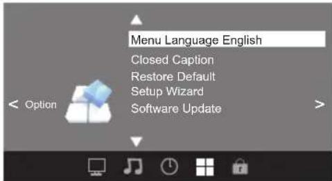 HAIER LE32F2220 - MENU OPTIONS - 1