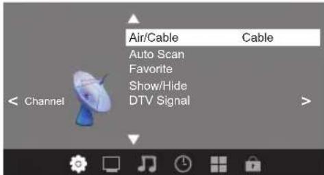 HAIER LE32F2220 - MENÚ CHANNEL - 1