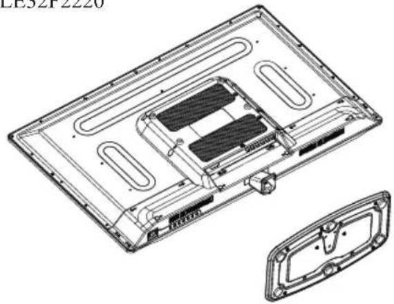 HAIER LE32F2220 - Base Stand Assembly Instruction - 1