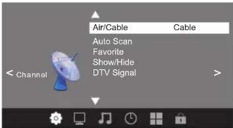 HAIER LE39F2280 - MENU CHANNEL - 1