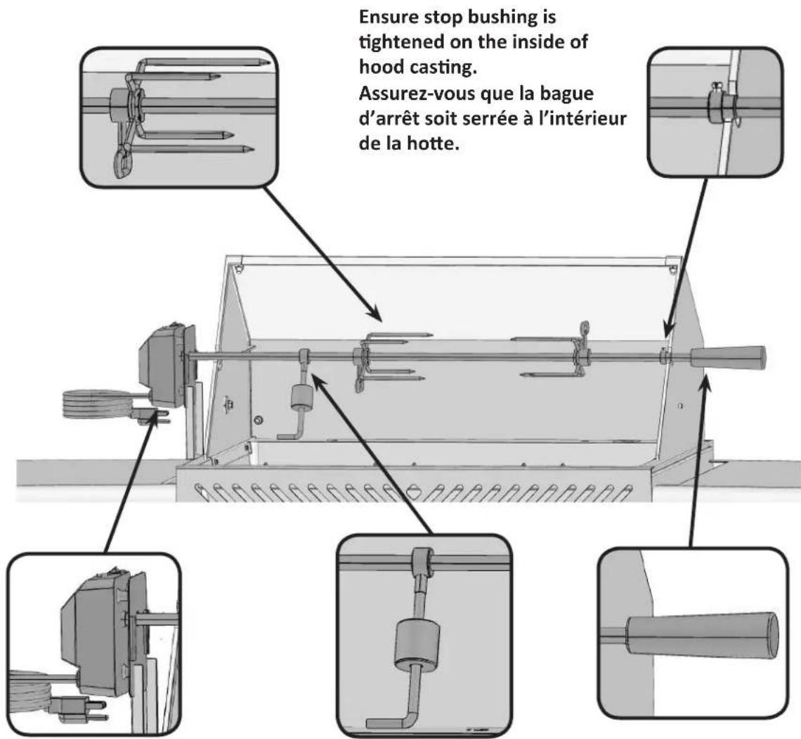 Napoleon Prestige II 750 - Instructions D'assemblage De L'ensemble De Rôtissoire - 1