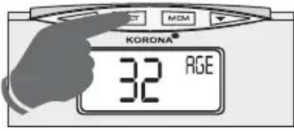 KORONA KFW 1303 - Ρύθμιση δεδομένων χρήστη - 3