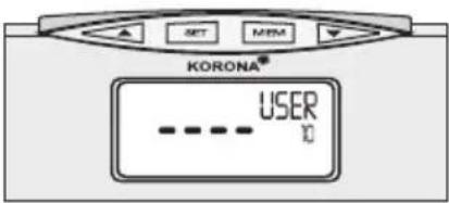 KORONA KFW 1303 - Wprowadzanie danych użytkownika - 1