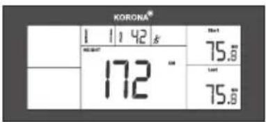 KORONA KFW 5028 - Pesatura e misurazione di altri valori - 2