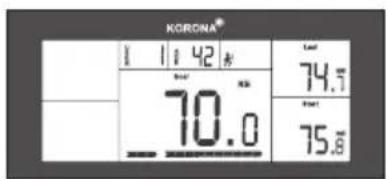 KORONA KFW 5028 - Wiegen und messen weiterer Körperwerte - 7