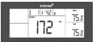 KORONA® 1 11 42 8 75.8 172 ° 75.8