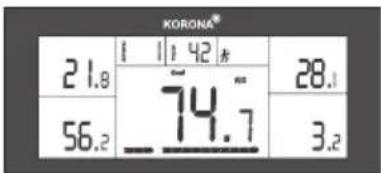 KORONA KFW 5028 - Weighing and measuring other body values - 6