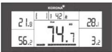 KORONA KFW 5028 - Pesatura e misurazione di altri valori - 5