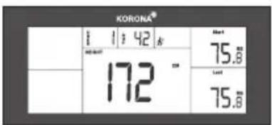 KORONA KFW 5028 - Ζύγιση και μέτρηση άλλων τιμών του σώματος - 3