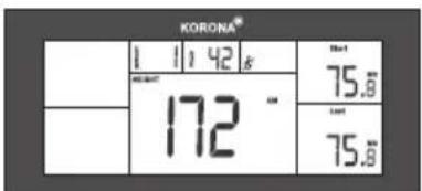 KORONA KFW 5028 - Wiegen und messen weiterer Körperwerte - 3