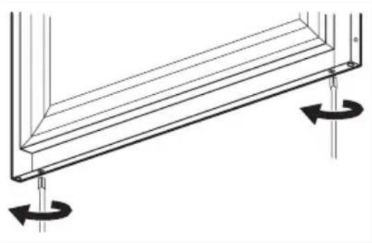 Atag KF8178WDL - Instructions de montage pour le bas de la porte avec compensateur - 1