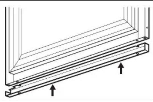 Atag KF8178WDL - Instructions de montage pour le bas de la porte avec compensateur - 2