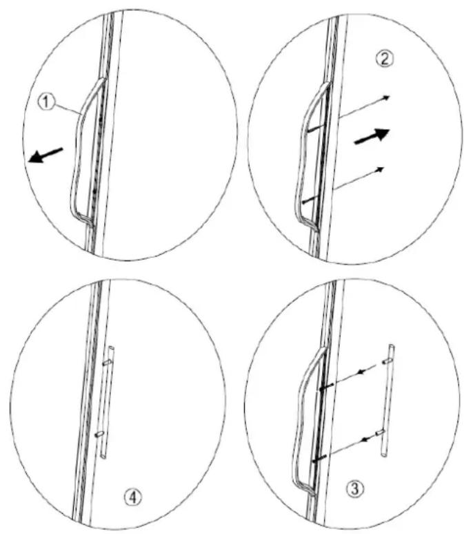 CASO WineSafe 12 - The handle installing - 1