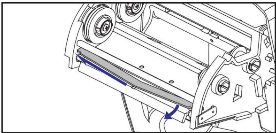 ZEBRA GC420t - Printhead Removal - 1