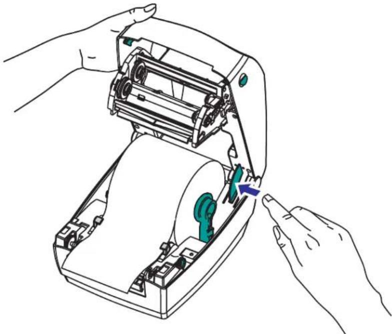ZEBRA GC420t - Closing the printer - 1
