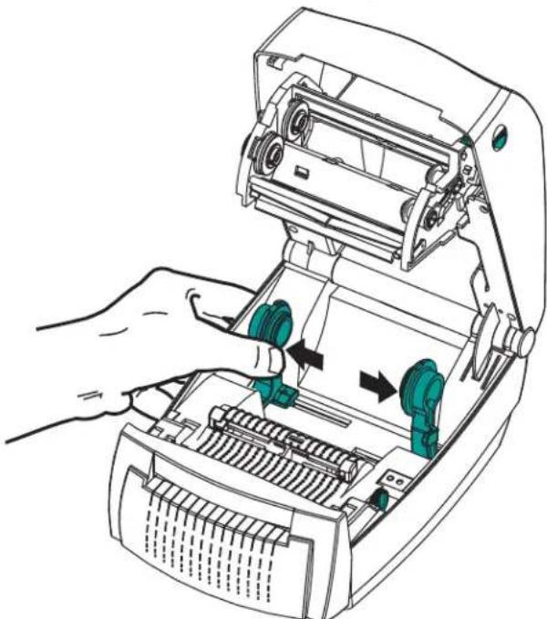 ZEBRA GC420t - Loading Media with the Cutter Option - 3