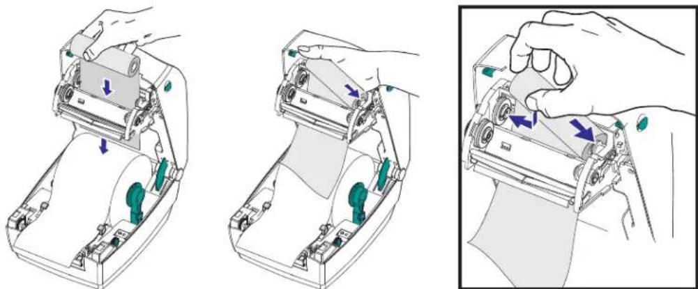 ZEBRA GC420t - Loading Transfer Ribbon - 3