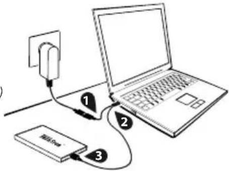 TrekStor DataStation pocket Xpress - 1) Ввод в эксплуатацию - 1