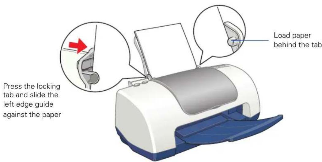 EPSON Stylus C42UX - Loading Paper - 1