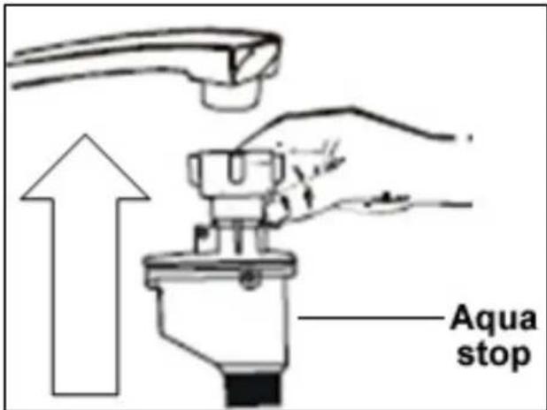 BAUMATIC BDS670SS - DO NOT CONNECT THE WATER INLET HOSE TO A HOT WATER TAP. - 1