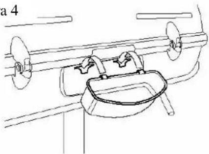 Technical line drawing of a mechanical assembly with no visible text or symbols