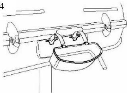 Technical line drawing of a mechanical assembly with no visible text or symbols