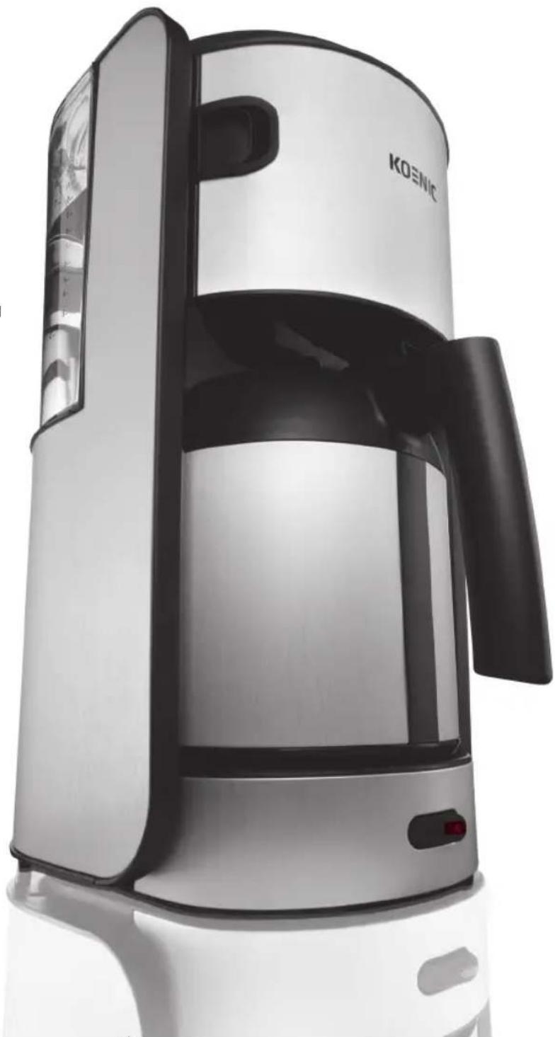 Koenic KCM106 - Coffee Maker Professional Aluminium Edition - 1