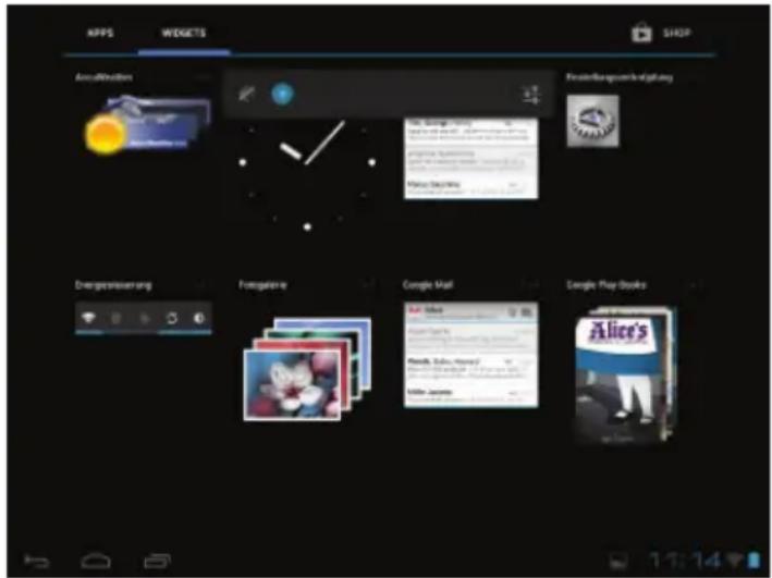 MEDION Lifetab S9714 - Widgets - Kleine Helfer auf dem Desktop - 2