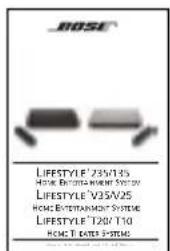 BOSE Lifestyle 135 - Contenu du carton: - 15