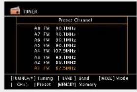 DENON DHT-1312XP - Listening to preset stations - 1