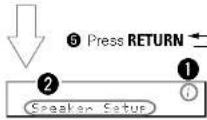 DENON DHT-1312XP - Examples of menu and front display - 9