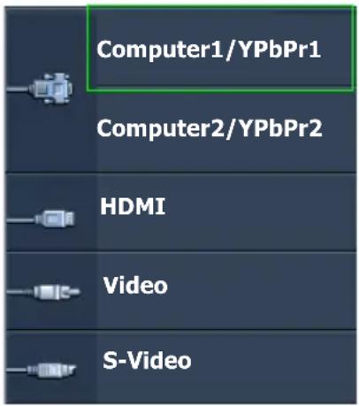 BENQ MS512H - Switching input signal - 1