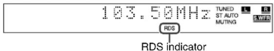 JVC TH-A55 - Using the RDS (Radio Data System) when receiving FM stations - 1