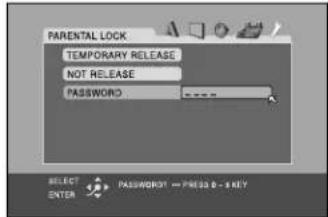 JVC TH-A55 - Releasing Parental Lock temporarily - 1