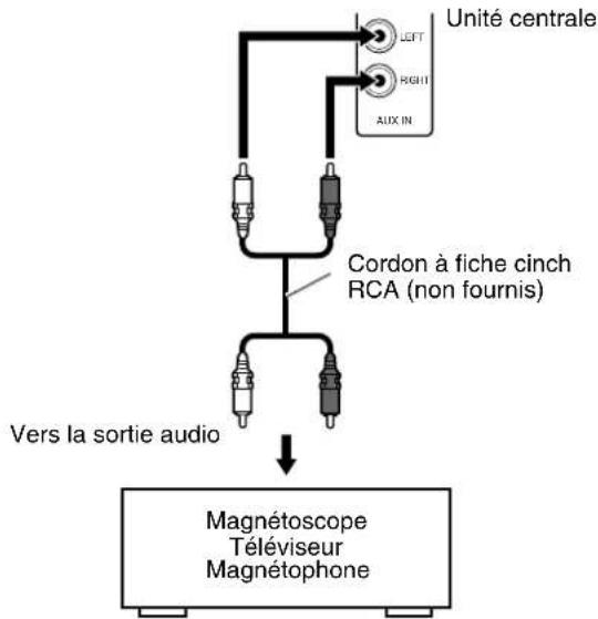 JVC TH-S9 - Raccordement à un appareil analogique - 1