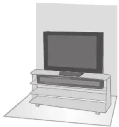 PANASONIC SC-HTB10 - This unit should be placed parallel to the seating position. - 2