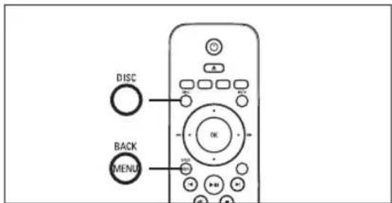 PHILIPS HTS3366 - Access DVD menu - 1