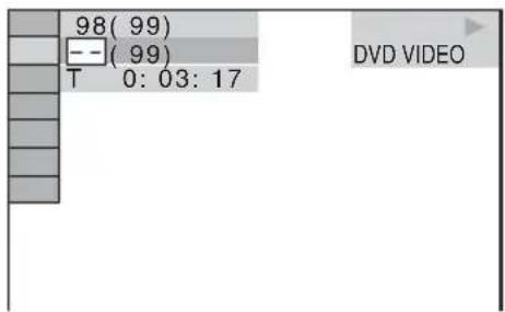 SONY DAV-TZ210 - Press ↑/↓ to select the desired number of the title, chapter, track, scene, etc., then press 🔊 - 1