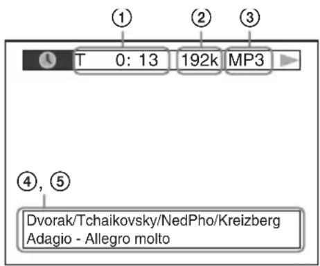SONY DAV-TZ210 - Information on the TV screen - 1