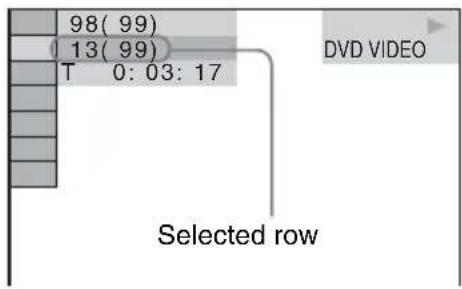 SONY DAV-TZ210 - To select the title/chapter/track/scene/index/folder/file number for playback - 2